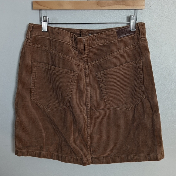 Corduroy Button Skirt - Picture 2 of 3
